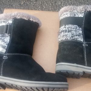 Boots Suede Faux Fur lined as 6